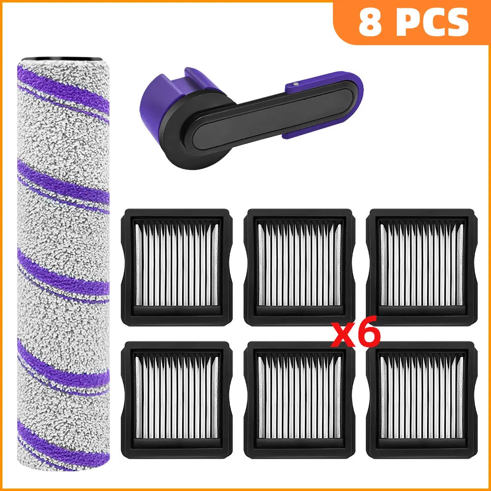 Compatible For Narwal S30 , Narwal S30 Pro Vacuum Parts Main Roller brush HEPA Filter brush handle Replacement Accessories