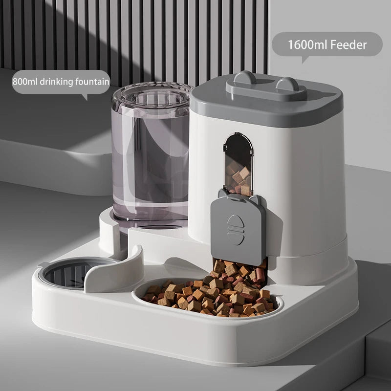PetroNexus™ 2-in-1 Automatic Pet Feeder & Water Dispenser