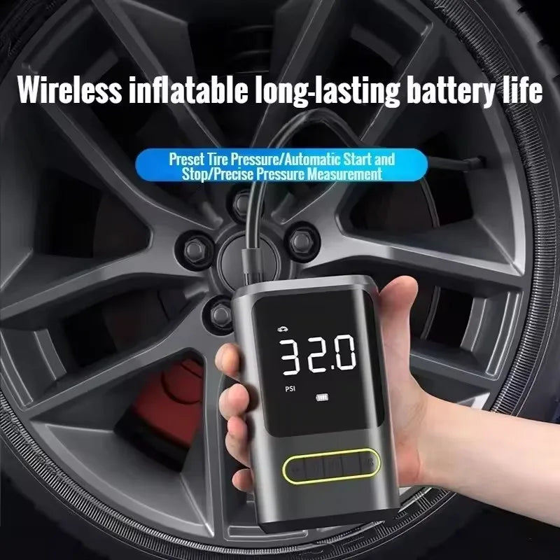 Xiaomi 150PSI 4000mAh Car Air Compressor Inflatable Pump With LED Lamp For Car Motorcycle Tyre Inflator Wireless Electric FOR