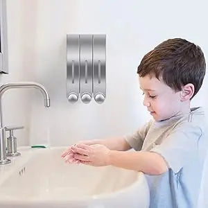 2026 New Liquid Soap Dispenser Wall Mount, 1 Chamber Bathroom Shower Pump Dispenser,Press Manually Lotion Soap Dispenser Use