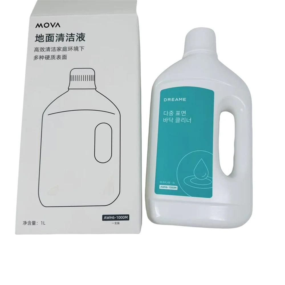 Original Floor Cleaning Solution for Dreame X40 Ultra X30 Ultra Vacuum Cleaner Parts Detergent Cleaning Fluid Mops Antibacterial