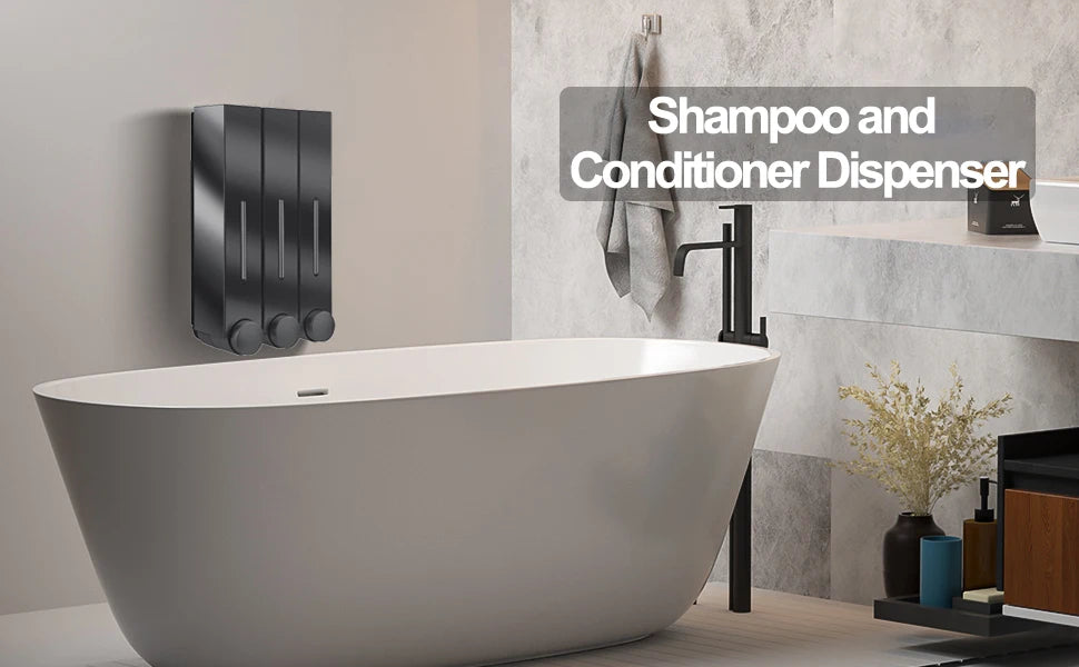2026 New Liquid Soap Dispenser Wall Mount, 1 Chamber Bathroom Shower Pump Dispenser,Press Manually Lotion Soap Dispenser Use