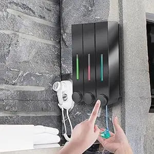2026 New Liquid Soap Dispenser Wall Mount, 1 Chamber Bathroom Shower Pump Dispenser,Press Manually Lotion Soap Dispenser Use