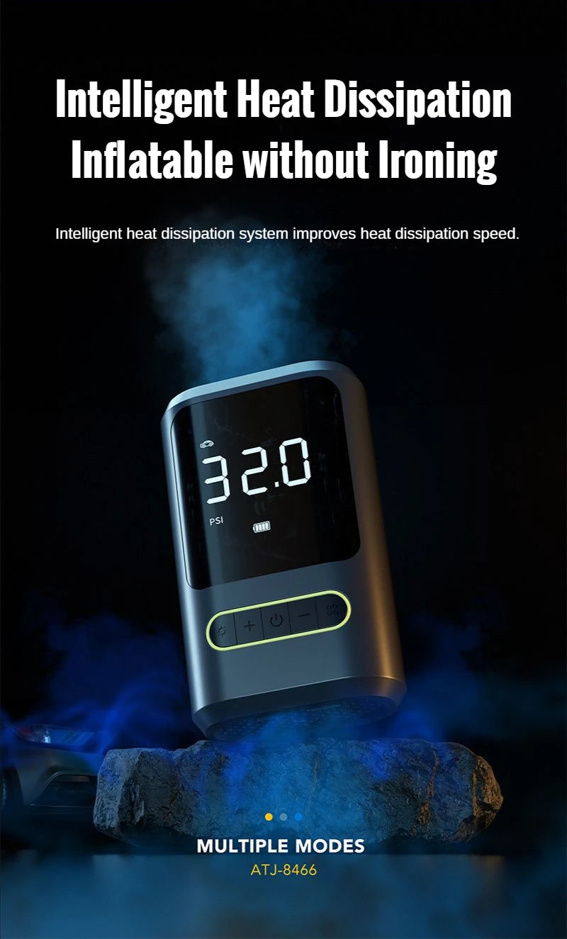 Xiaomi 150PSI 4000mAh Car Air Compressor Inflatable Pump With LED Lamp For Car Motorcycle Tyre Inflator Wireless Electric FOR