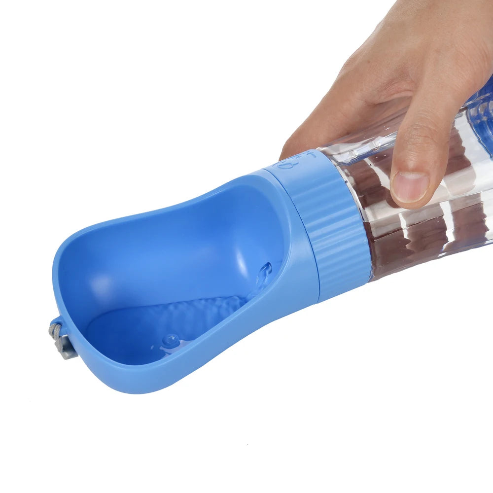 Portable Dog Water Bottle With Food Container Travel 2 in 1 Pet Water Dispenser For Small Large Dogs Cat Labrador Drinking Bowls