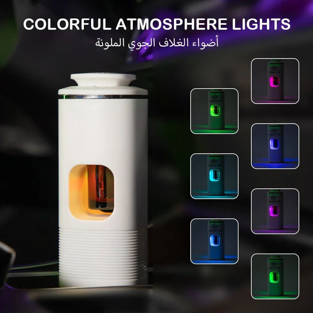 Namste Car Air Freshener 10ML USB Charging 7 Color Atmosphere Light Hotel Fragrance Aromatic Oil Diffuser Home Freshener Device