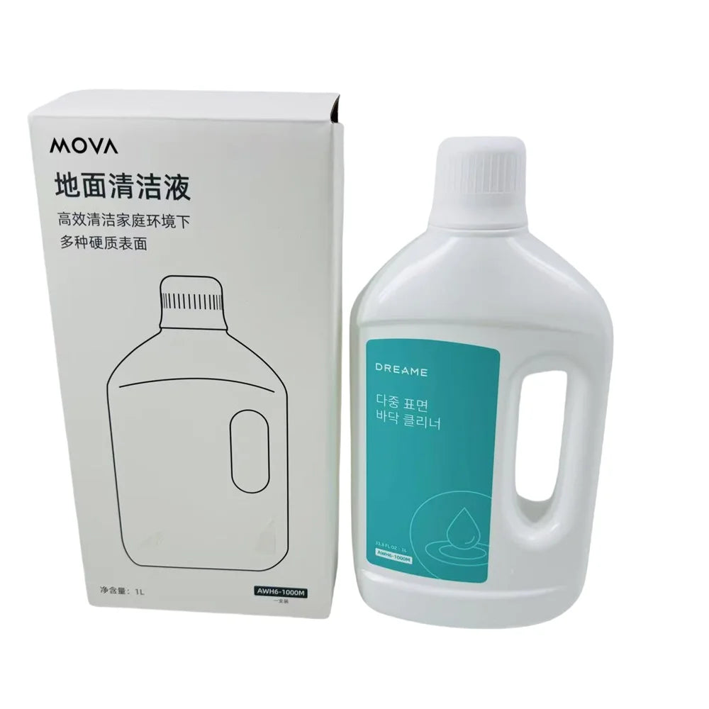 Original Floor Cleaning Solution for Dreame X40 Ultra X30 Ultra Vacuum Cleaner Parts Detergent Cleaning Fluid Mops Antibacterial